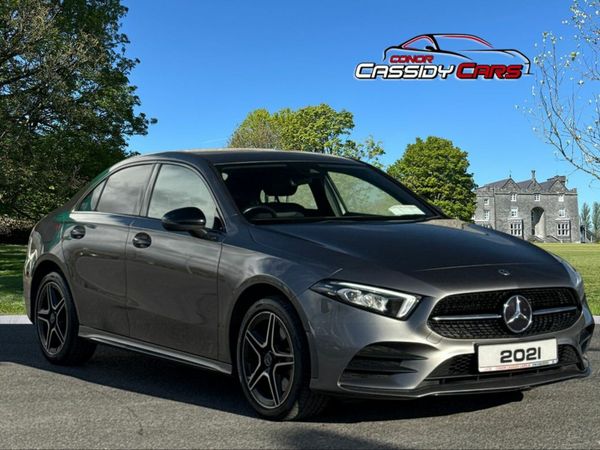 Mercedes-Benz A-Class Saloon, Petrol Hybrid, 2021, Grey