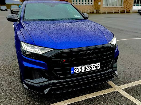 Audi Q8 Estate, Petrol Plug-in Hybrid, 2022, Blue