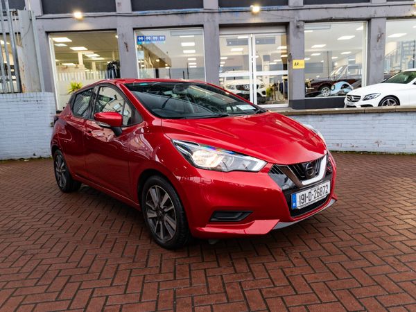 Nissan Micra Hatchback, Petrol, 2019, Red