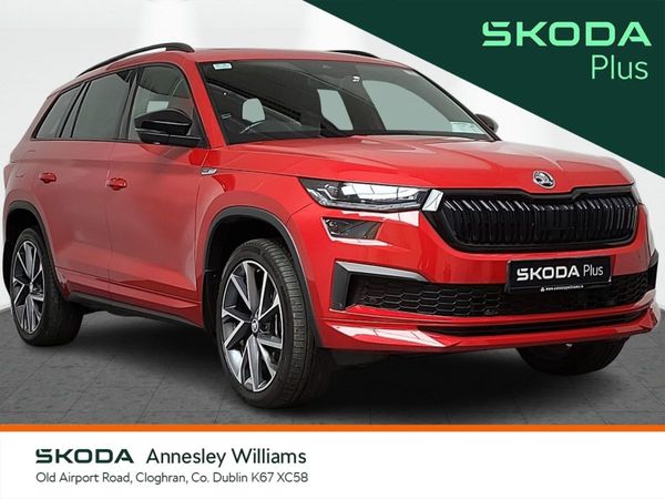 Skoda Kodiaq SUV, Diesel, 2023, Red