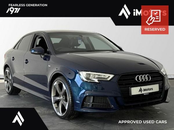 Audi A3 Saloon, Petrol, 2019, Blue