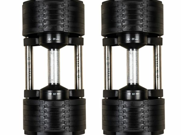 V1: 4kg - 20kg Adjustable Dumbbell Pair - Weights for sale in Co. Down ...