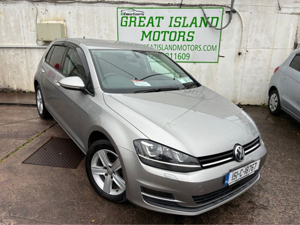 Volkswagen Golf Hatchback, Petrol, 2015, Silver