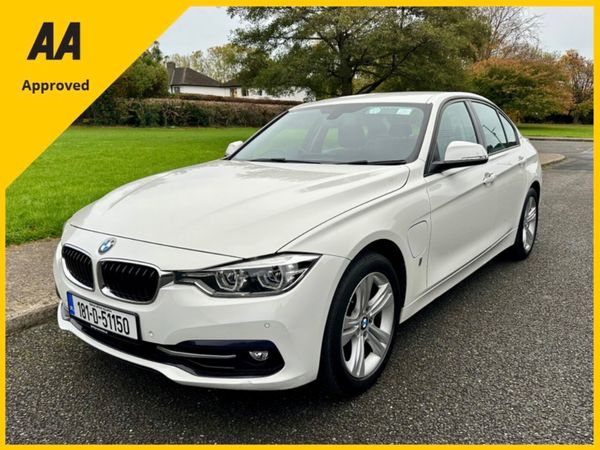 BMW 3-Series Saloon, Petrol Plug-in Hybrid, 2018, White