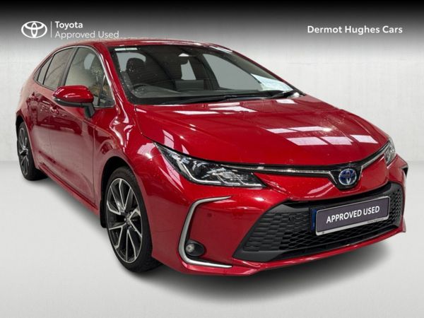 Toyota Corolla Saloon, Petrol Hybrid, 2023, Red