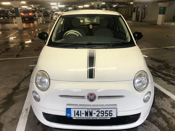 Fiat 500 Hatchback, Petrol, 2014, White