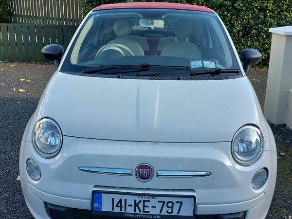 Fiat 500 Hatchback, Petrol, 2014, White