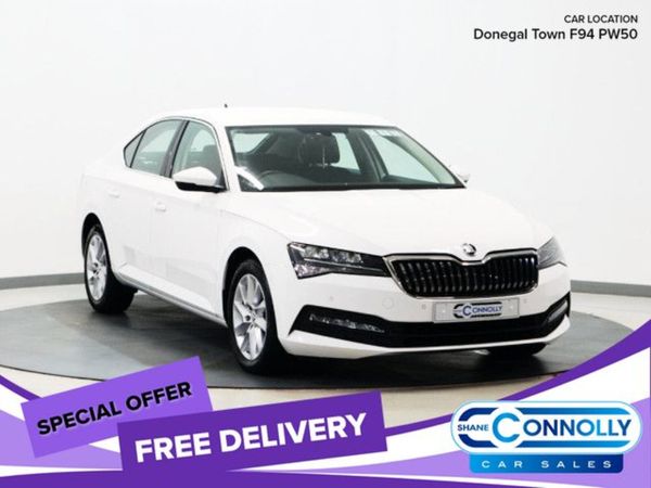 Skoda Superb Hatchback, Diesel, 2020, White