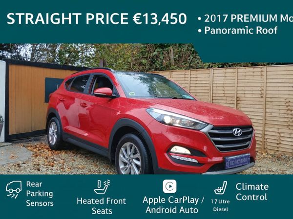 Hyundai Tucson SUV, Diesel, 2017, Red