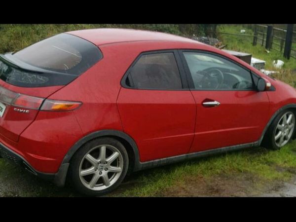 Honda Civic Hatchback, Diesel, 2008, Red
