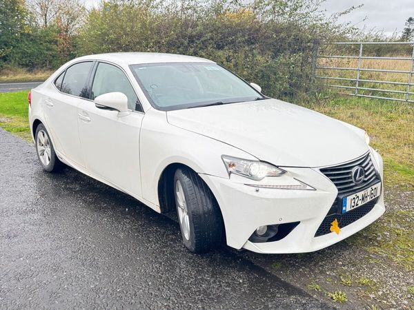Lexus IS Saloon, Petrol Hybrid, 2013, White