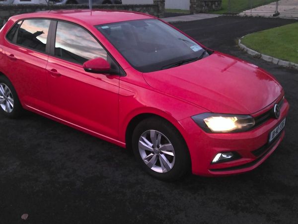 Volkswagen Polo Hatchback, Petrol, 2018, Red