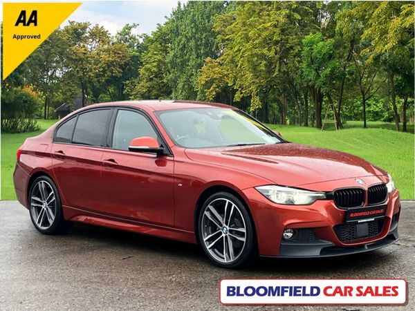 BMW 3-Series Saloon, Diesel, 2018, Orange