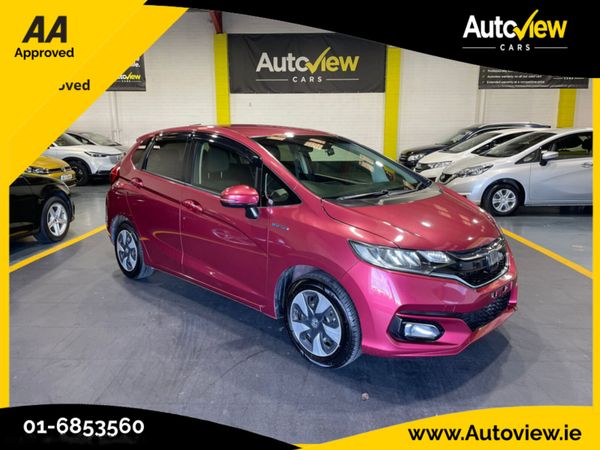 Honda Jazz Hatchback, Petrol Hybrid, 2019, Red