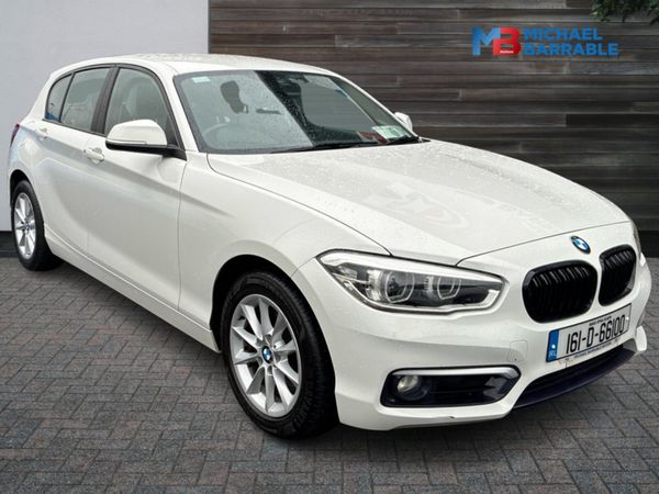 BMW 1-Series Hatchback, Petrol, 2016, White