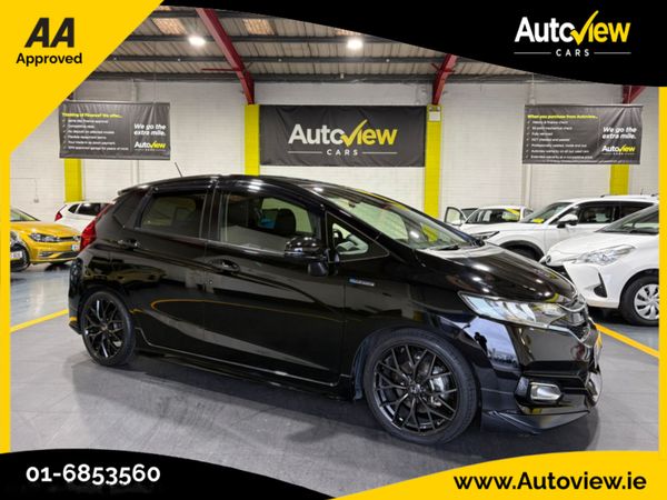 Honda Jazz Hatchback, Petrol Hybrid, 2018, Black