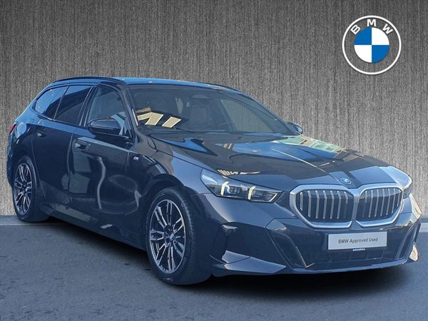 BMW 5-Series Estate, Petrol Plug-in Hybrid, 2025, Black