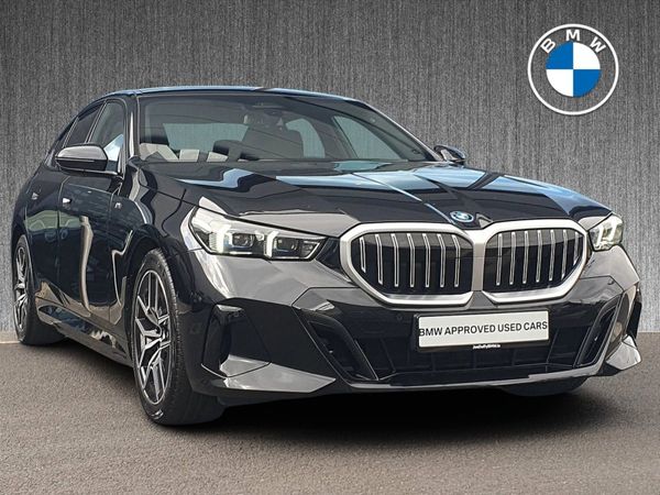 BMW 5-Series Saloon, Petrol Plug-in Hybrid, 2024, Black