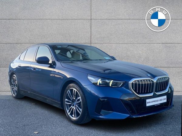 BMW 5-Series Saloon, Petrol Plug-in Hybrid, 2024, Blue