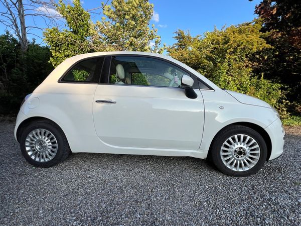 Fiat 500 Hatchback, Petrol, 2010, White