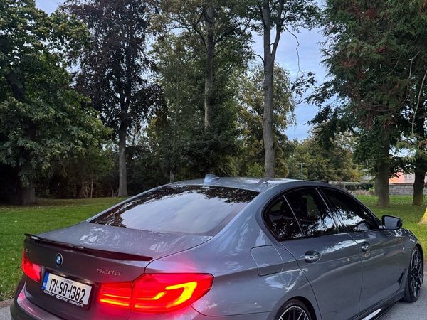 BMW 5-Series Saloon, Diesel, 2017, Blue