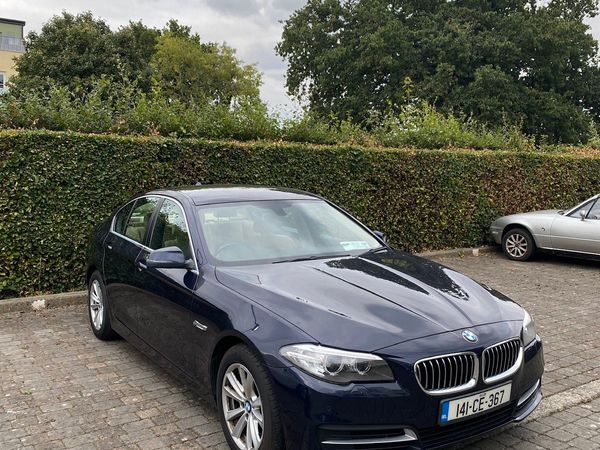 BMW 5-Series Saloon, Diesel, 2014, Blue