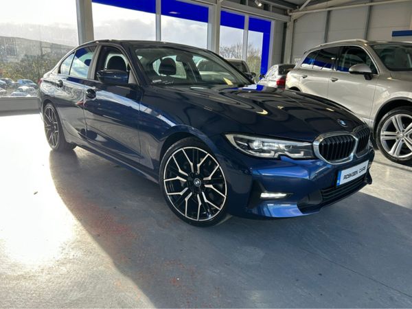 BMW 3-Series Saloon, Petrol Hybrid, 2020, Blue