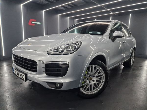 Porsche Cayenne SUV, Petrol Plug-in Hybrid, 2017, Silver