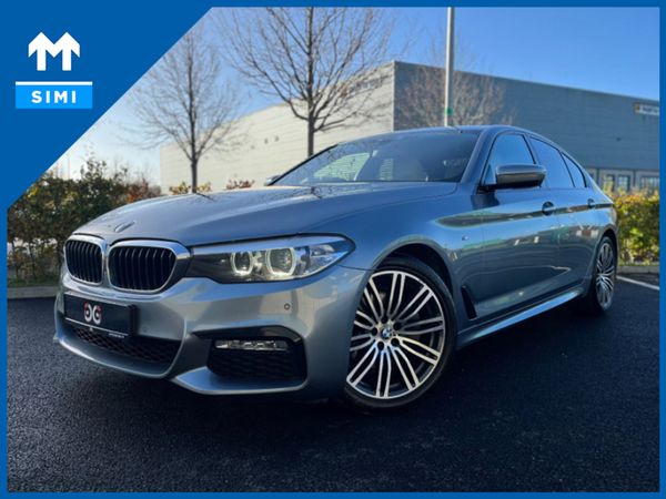 BMW 5-Series Saloon, Diesel, 2017, Blue