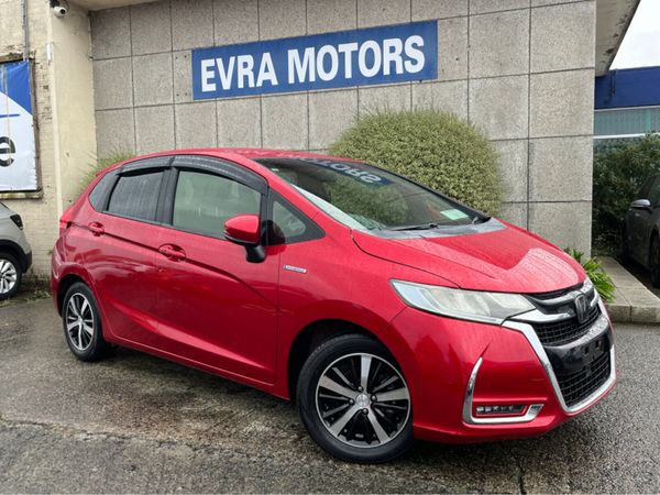 Honda Fit Hatchback, Petrol Hybrid, 2018, Red