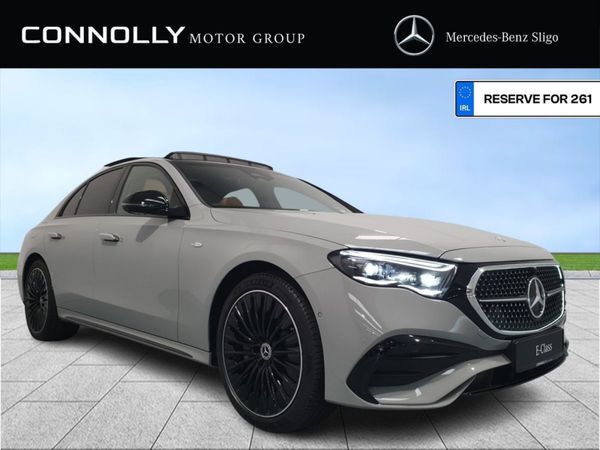 Mercedes-Benz E-Class Saloon, Petrol Plug-in Hybrid, 2026, Grey
