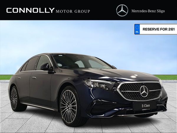 Mercedes-Benz E-Class Saloon, Diesel Plug-in Hybrid, 2026, Blue