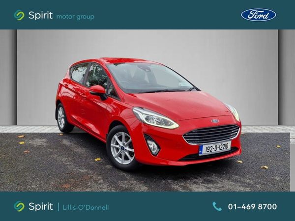 Ford Fiesta Hatchback, Petrol, 2019, Red