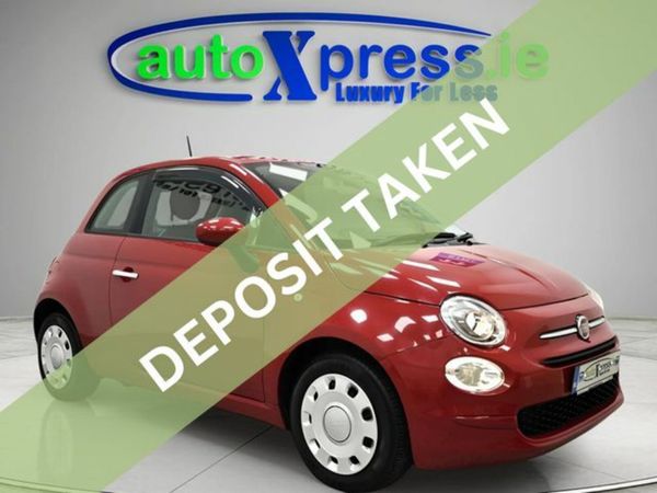 Fiat 500 Hatchback, Petrol, 2017, Red