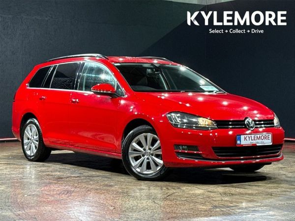 Volkswagen Golf Estate, Petrol, 2016, Red
