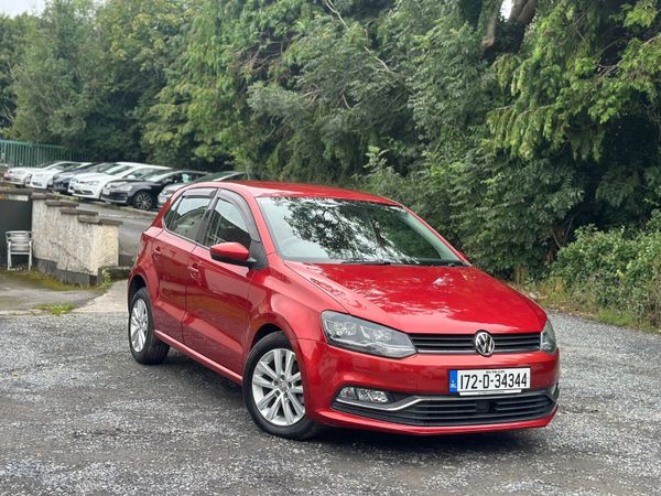 Volkswagen Polo Hatchback, Petrol, 2017, Red