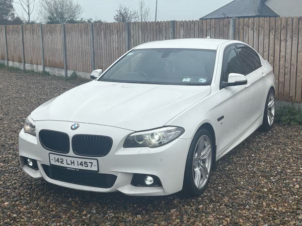 BMW 5-Series Saloon, Diesel, 2014, White