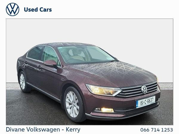 Volkswagen Passat Saloon, Diesel, 2015, Red