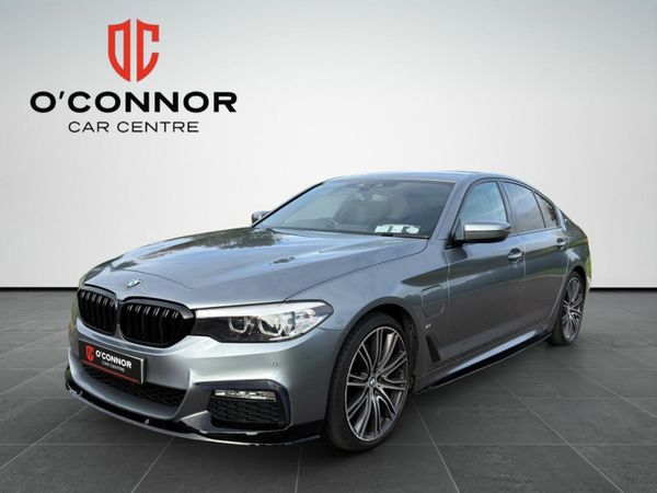 BMW 5-Series Saloon, Petrol Plug-in Hybrid, 2018, Blue
