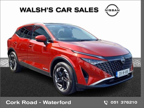 Nissan Qashqai MPV, Petrol Hybrid, 2025, Red