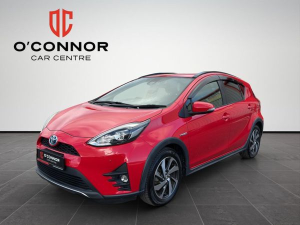 Toyota Aqua Hatchback, Petrol Hybrid, 2018, Red