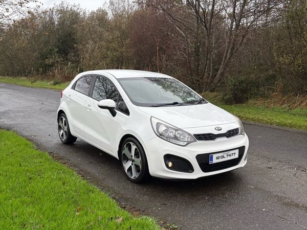 Kia Rio Hatchback, Petrol, 2012, White