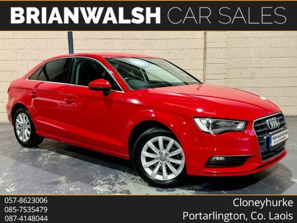 Audi A3 Saloon, Petrol, 2014, Red