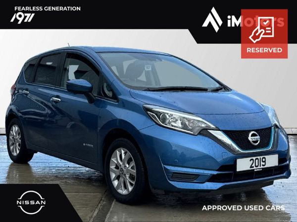 Nissan Note Hatchback, Petrol Hybrid, 2019, Blue