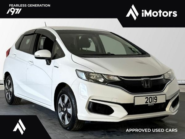Honda Fit Hatchback, Petrol Hybrid, 2019, White