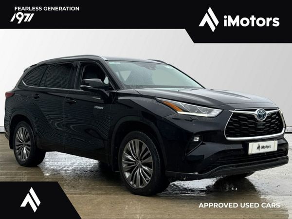 Toyota Highlander SUV, Petrol Hybrid, 2021, Black