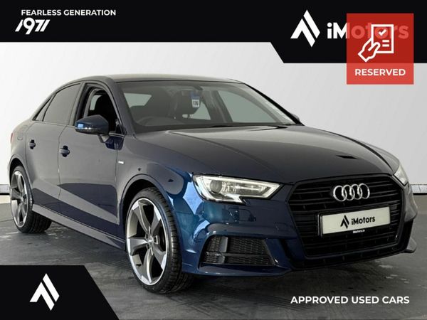 Audi A3 Saloon, Petrol, 2019, Blue