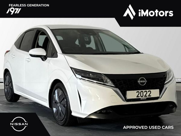 Nissan Note Hatchback, Petrol Hybrid, 2022, White