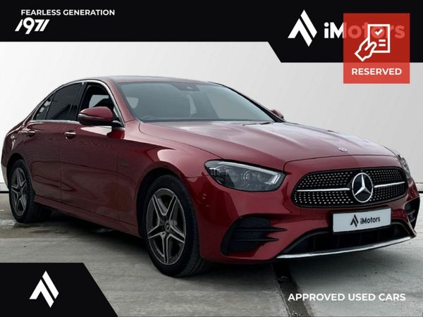Mercedes-Benz E-Class Saloon, Diesel Hybrid, 2021, Red