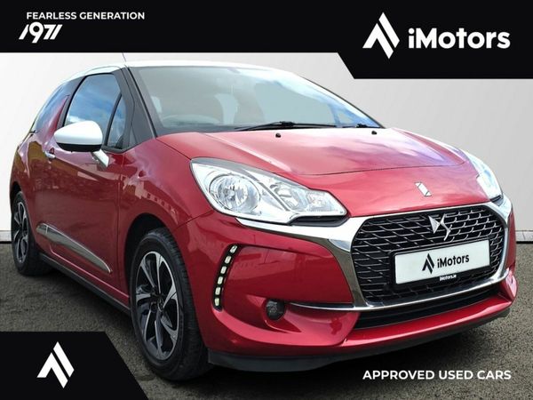 DS Automobiles DS 3 Hatchback, Petrol, 2017, Red